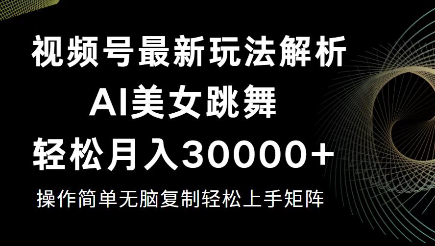 （12420期）视频号最新暴利玩法揭秘，轻松月入30000+-网创空间