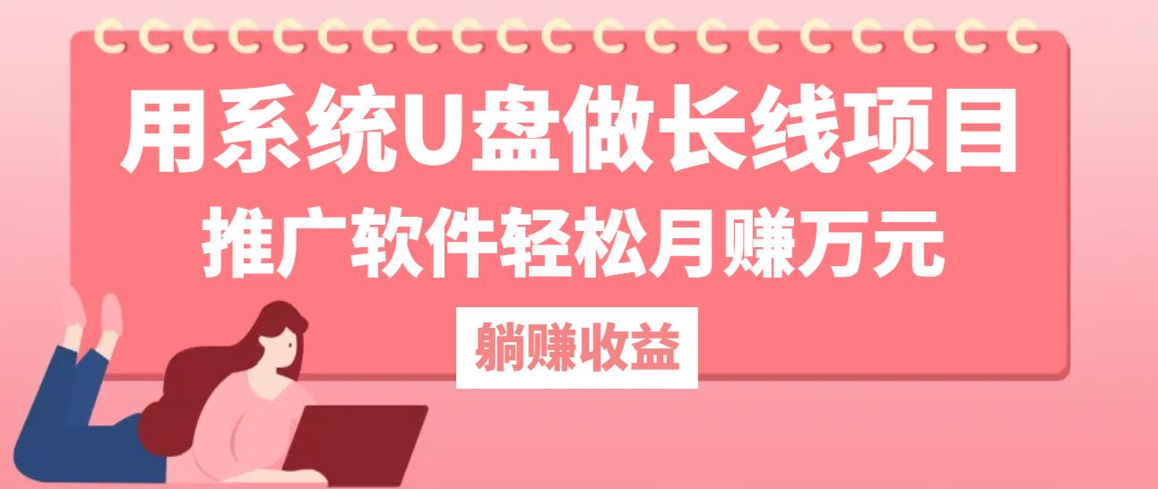 用系统U盘做长线项目，推广软件轻松月赚万元(附制作教程+软件-网创空间