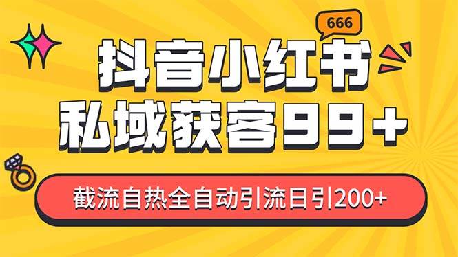 （13421期）某音，小红书，野路子引流玩法截流自热一体化日引200+精准粉 单日变现3…-网创空间