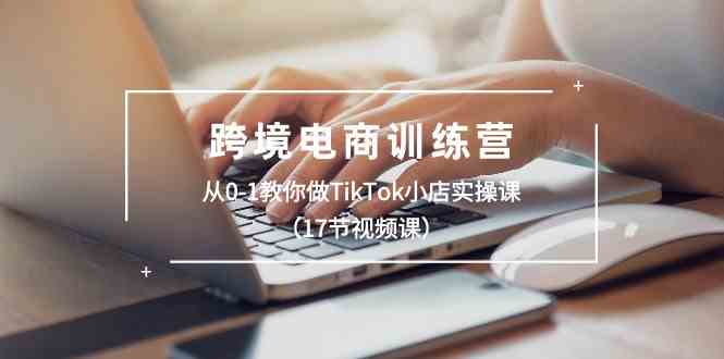 跨境电商训练营：从0-1教你做TikTok小店实操课（17节视频课）-网创空间