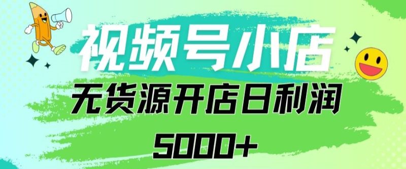 视频号无货源小店从0到1日订单量千单以上纯利润稳稳5000+-网创空间