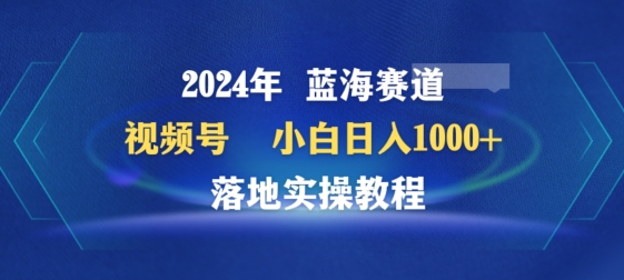 2024年视频号蓝海赛道百家讲坛，小白日入1000+，落地实操教程-网创空间