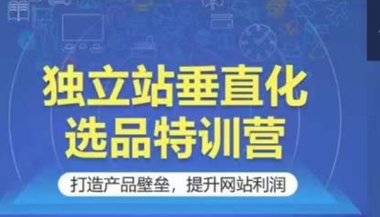 独立站垂直化选品特训营，打造产品壁垒，提升网站利润-网创空间