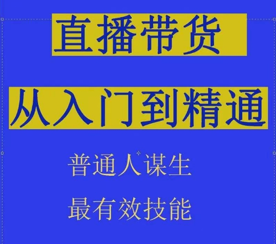 2024抖音直播带货直播间拆解抖运营从入门到精通，普通人谋生最有效技能-网创空间