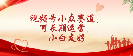 视频号小众赛道，可长期运营，小白友好-网创空间
