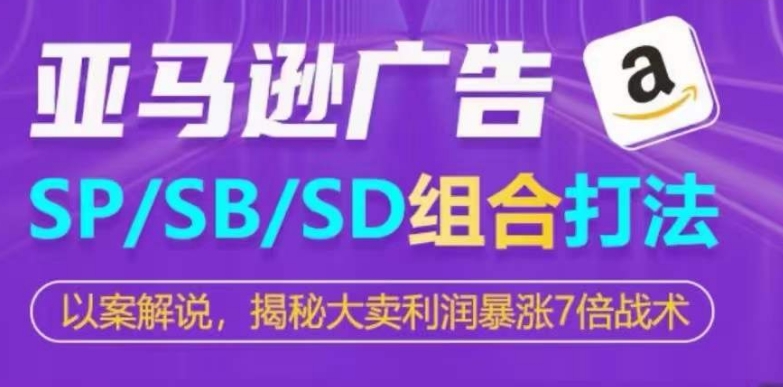亚马逊SP/SB/SD广告组合打法，揭秘大卖利润暴涨7倍战术-网创空间