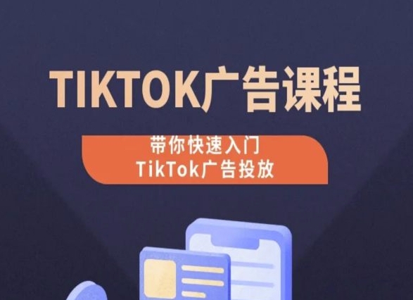 TikTok广告投放课程，从0-1实操课，带你快速入门TikTok广告投放-网创空间