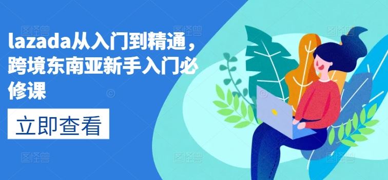 lazada从入门到精通，跨境东南亚新手入门必修课-网创空间