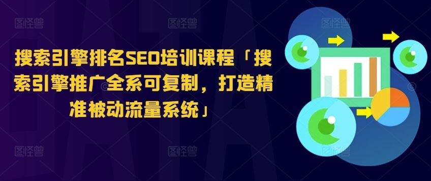 搜索引擎排名SEO培训课程「搜索引擎推广全系可复制，打造精准被动流量系统」-网创空间