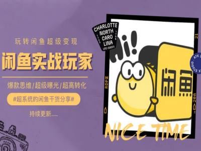 手把手教你0到1系统玩转闲鱼变现，爆款思维/超级曝光/超高转化-网创空间