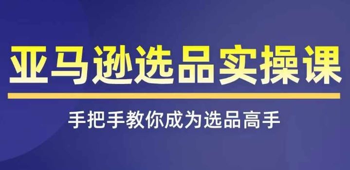 亚马逊选品实操课程，快速掌握亚马逊选品的技巧，覆盖亚马逊选品所有渠道-网创空间