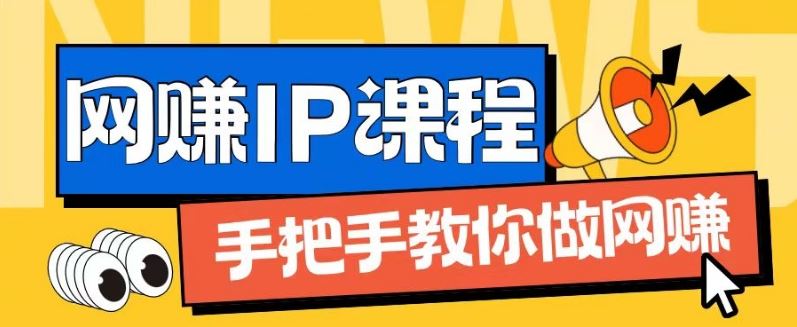 ip合伙人打造1.0，从0到1教你做网创，实现月入过万【揭秘】-网创空间