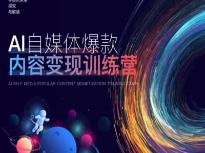 AI自媒体爆款内容变现训练营，20%底层逻辑，60%实操方法，20%案例拆解(即学即用)-网创空间