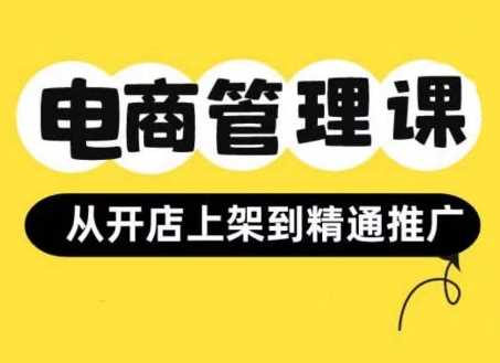 小红书&闲鱼开店从开店上架到精通推广，电商管理课-网创空间