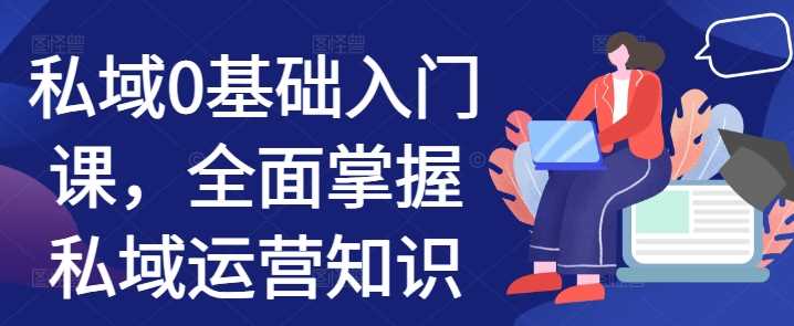 私域0基础入门课，全面掌握私域运营知识-网创空间