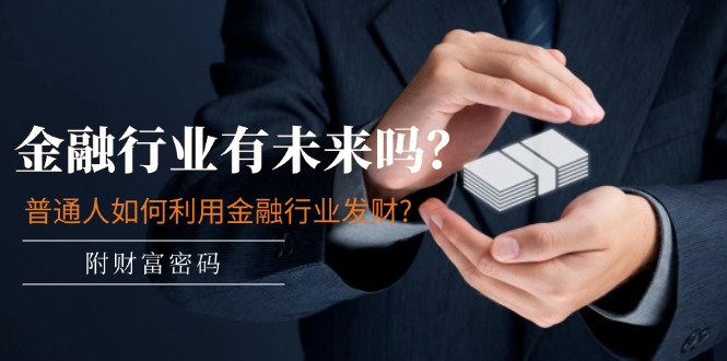 公众号付费文章：金融行业有未来吗？普通人如何利用金融行业发财?(附财富密码)-网创空间