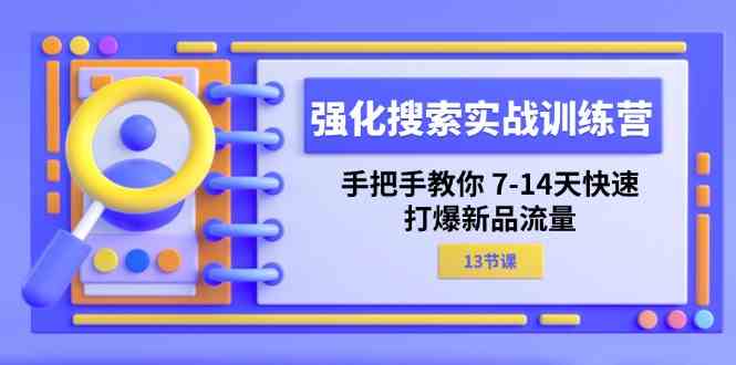 强化搜索实战训练营，手把手教你7-14天快速打爆新品流量（13节课）-网创空间