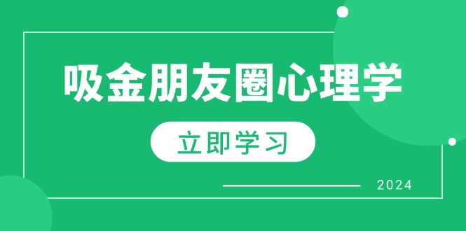 朋友圈吸金心理学：揭秘心理学原理，增加业绩，打造个人IP与行业权威-网创空间