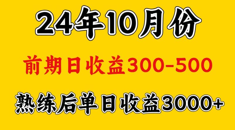 高手是怎么赚钱的.前期日收益500+熟练后日收益3000左右-网创空间