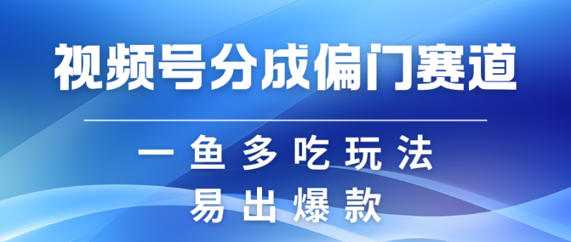 视频号创作者分成计划偏门类目，容易爆流，实拍内容简单易做-网创空间