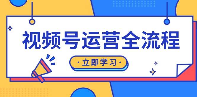 视频号运营全流程：起号方法、直播流程、私域建设及自然流与付费流运营-网创空间