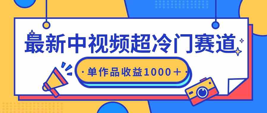 （9275期）最新中视频超冷门赛道，轻松过原创，单条视频收益1000＋-网创空间
