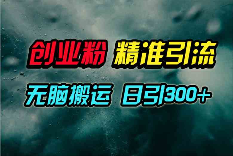 （9875期）视频号纯搬运日引300+创业粉教程！-网创空间