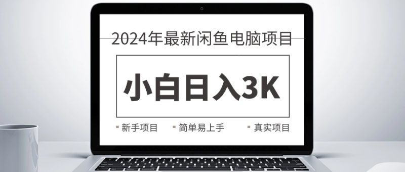 （10845期）2024最新闲鱼卖电脑项目，新手小白日入3K+，最真实的项目教学-网创空间
