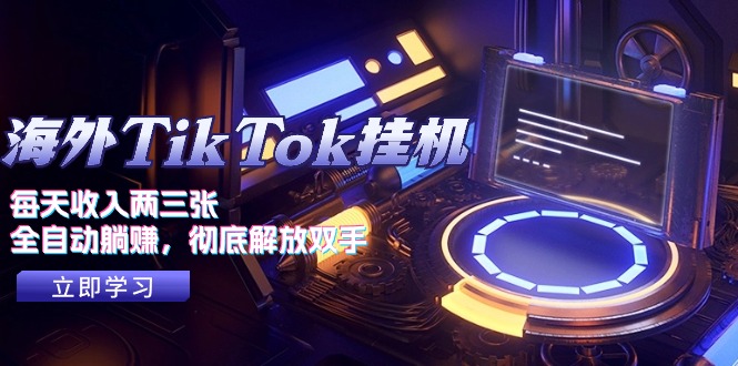（10994期）海外TikTok挂机，每天收入两三张，全自动躺赚，彻底 解放双手！-网创空间