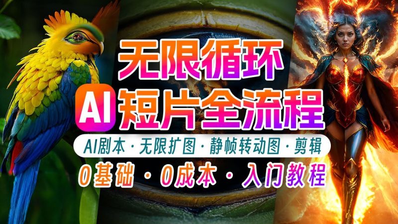 AI剪辑无限循环画面：新手轻松月入上万-网创空间