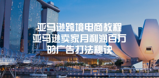 （11453期）亚马逊跨境电商教程：亚马逊卖家月利润百万的广告打法秘诀-网创空间