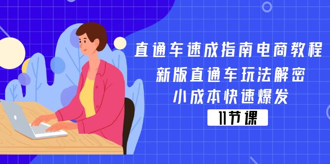 （11537期）直通车 速成指南电商教程：新版直通车玩法解密，小成本快速爆发（11节）-网创空间