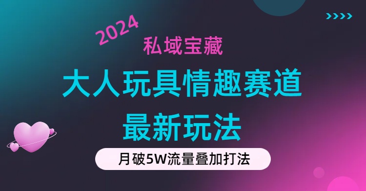 （11541期）私域宝藏：大人玩具情趣赛道合规新玩法，零投入，私域超高流量成单率高-网创空间