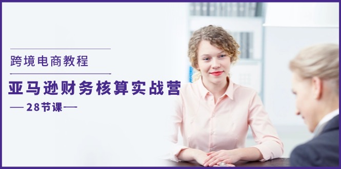 （11706期）跨境电商教程：亚马逊-财务核算实战营（28节课）-网创空间