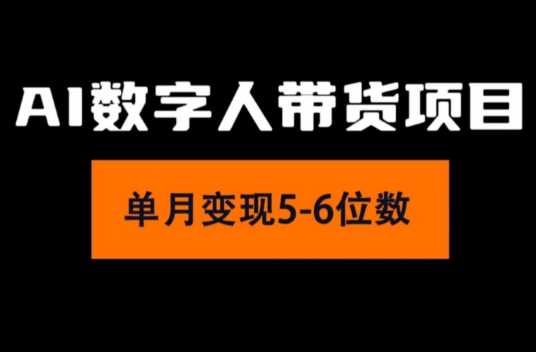 （11751期）2024年Ai数字人带货，小白就可以轻松上手，真正实现月入过万的项目-网创空间