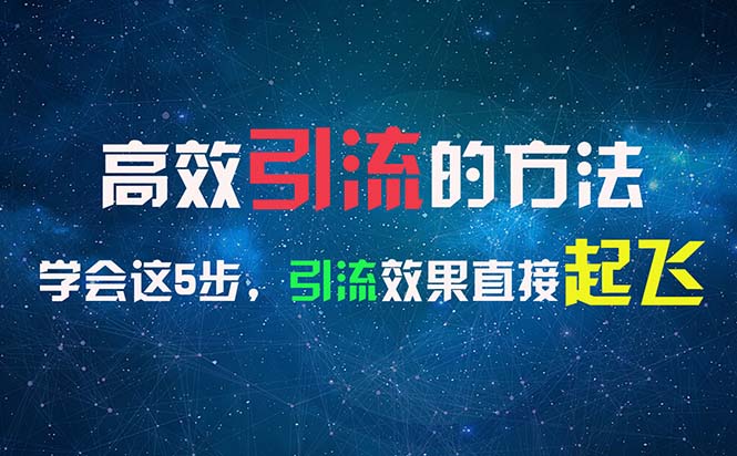 （11776期）高效引流的方法，可以帮助你日引300+创业粉，一年轻松收入30万，比打工强-网创空间