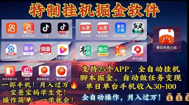 （11844期）挂机副业 月入过万，特别适合宝爸宝妈学生党，工作室特别推荐-网创空间