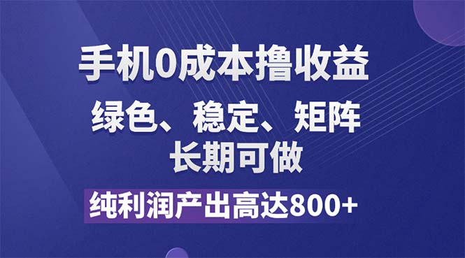 （11976期）纯利润高达800+，手机0成本撸羊毛，项目纯绿色，可稳定长期操作！-网创空间