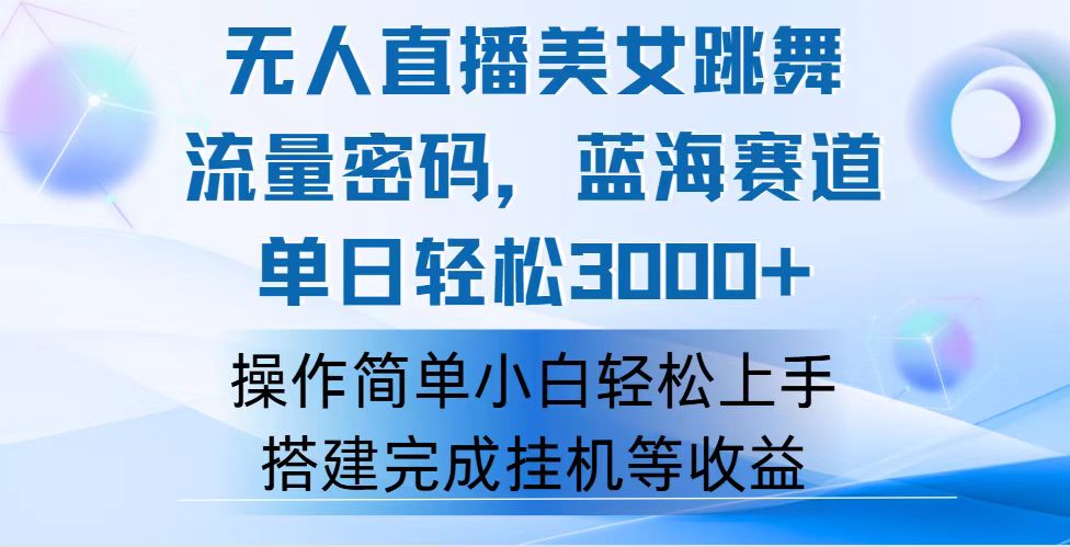 （12088期）快手无人直播美女跳舞，轻松日入3000+，流量密码，蓝海赛道，上手简单…-网创空间