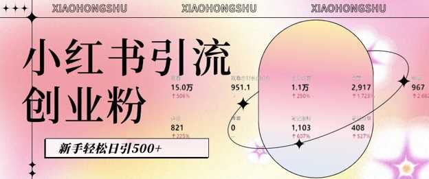 小红书私域引流无脑操作法：AI生成内容，粉丝自动转化，新手轻松日引500+创业粉-网创空间