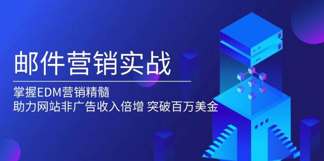 邮件营销实战，掌握EDM营销精髓，助力网站非广告收入倍增，突破百万美金-网创空间