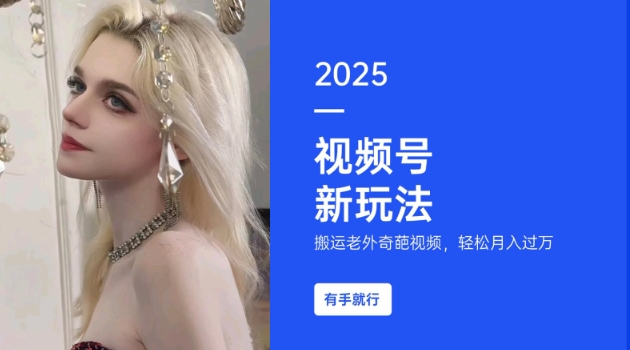 搬运老外奇葩视频，撸视频号分成计划收益，每天只需一小时，新手小白轻松月入过W-网创空间