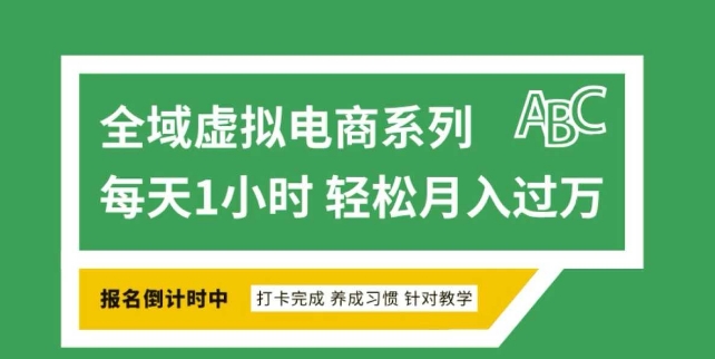 全域虚拟电商变现系列，通过平台出售虚拟电商产品从而获利-网创空间